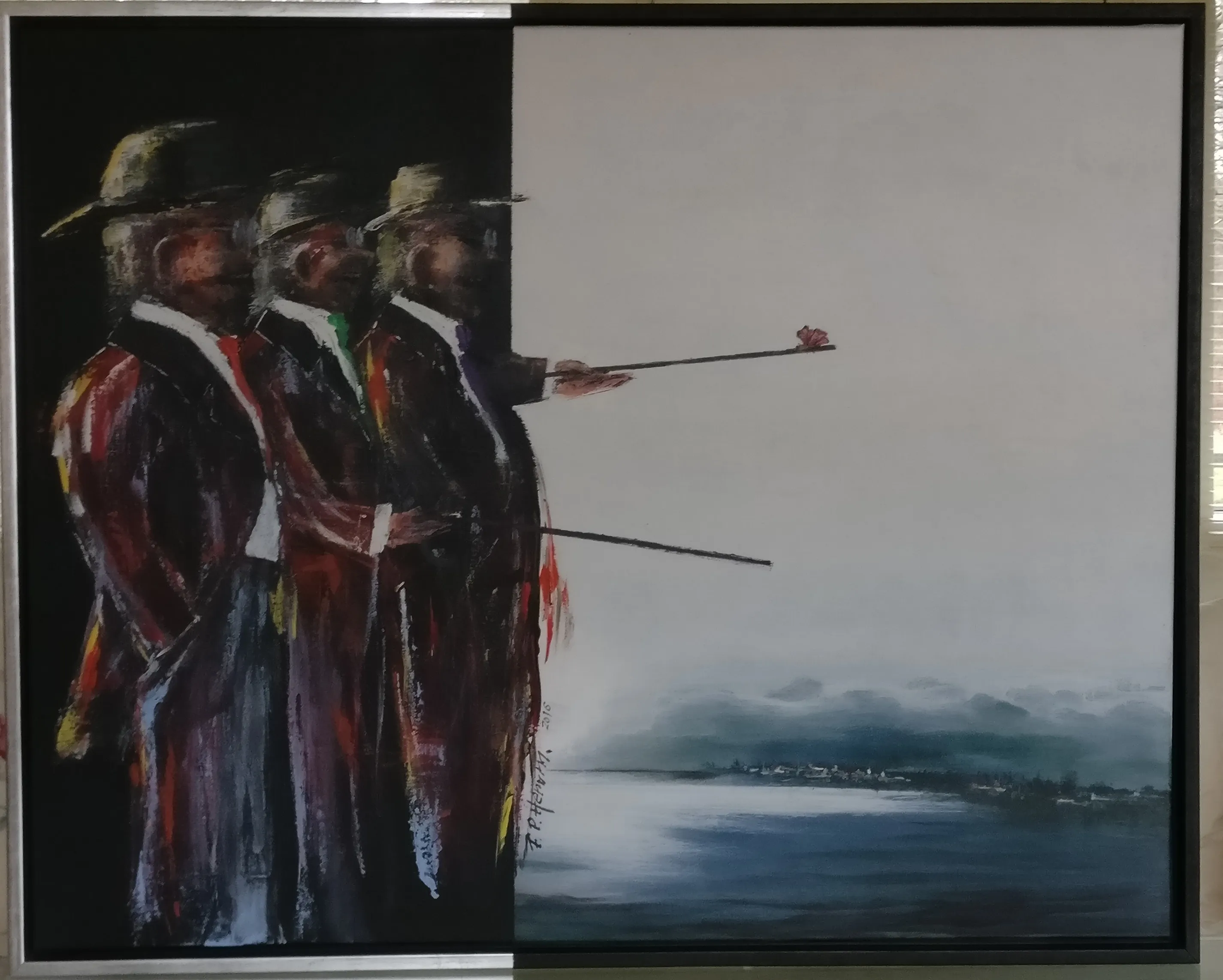 Maleri nr 130 80 cm X 100 cm